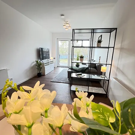 Apartamento W&d Living Urban White Balcony Parkplatz
